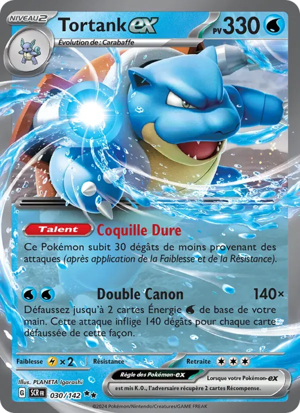 Tortank-ex — Couronne Stellaire 30 French Pokémon card