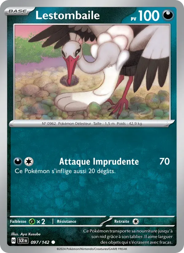 Lestombaile — Couronne Stellaire 97 French Pokémon card