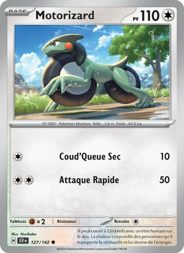 Motorizard — Couronne Stellaire 127 French Pokémon card