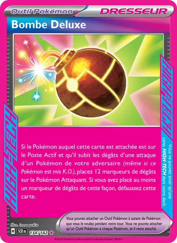 Bombe Deluxe — Couronne Stellaire 134 French Pokémon card
