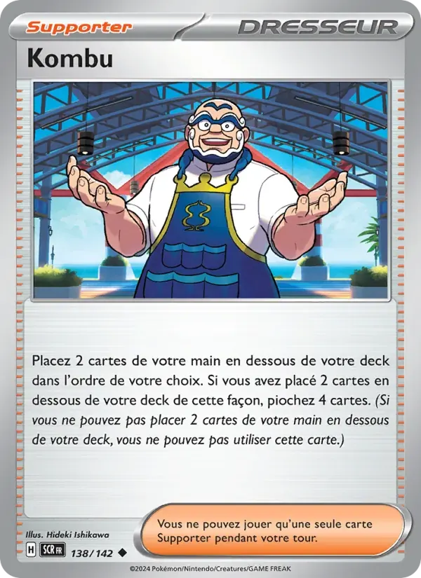 Kombu — Couronne Stellaire 138 French Pokémon card