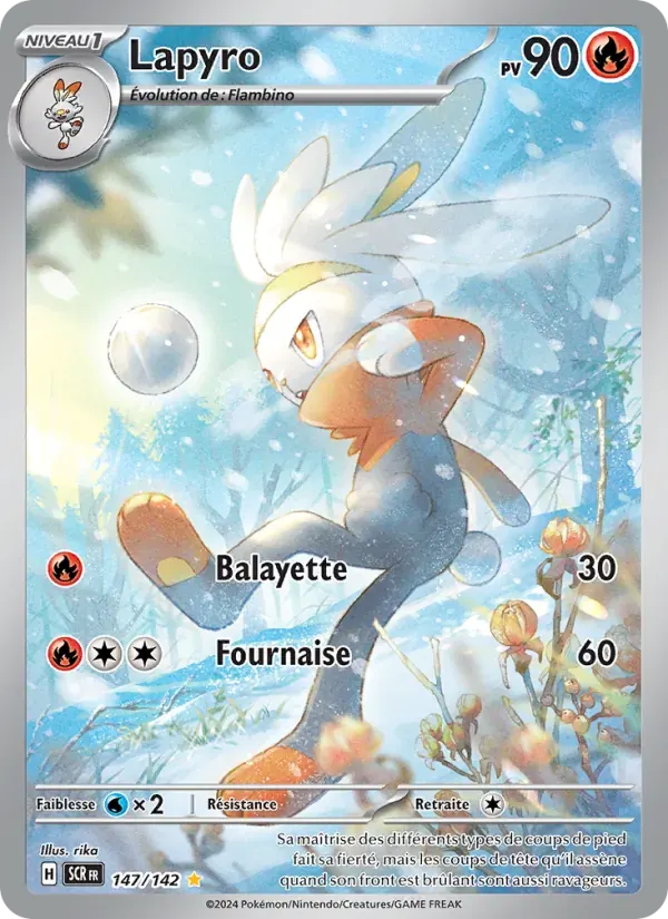 Lapyro — Couronne Stellaire 147 French Pokémon card