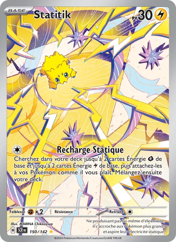 Statitik — Couronne Stellaire 150 French Pokémon card