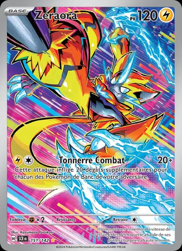 Zeraora — Couronne Stellaire 151 French Pokémon card