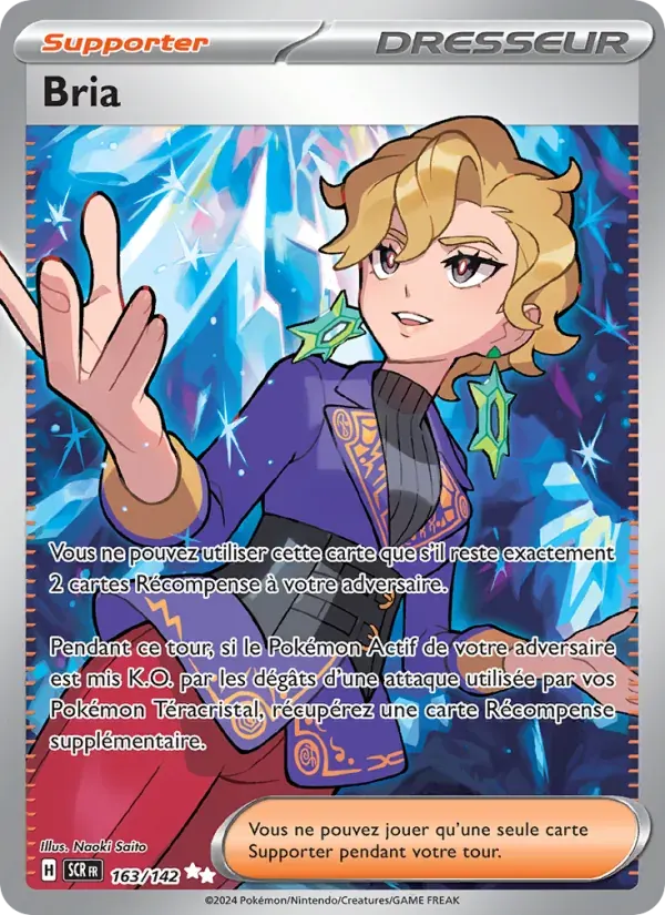 Bria — Couronne Stellaire 163 French Pokémon card