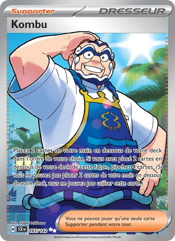 Kombu — Couronne Stellaire 165 French Pokémon card