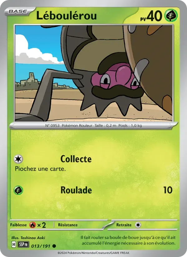 Léboulérou — Étincelles Déferlantes 13 French Pokémon card