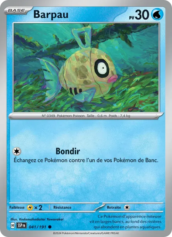 Barpau — Étincelles Déferlantes 41 French Pokémon card