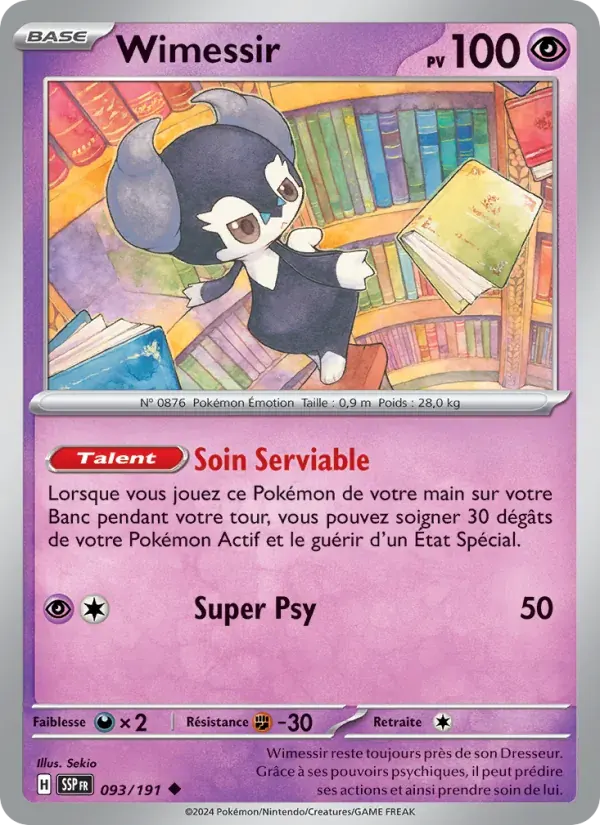 Wimessir — Étincelles Déferlantes 93 French Pokémon card