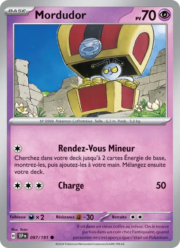 Mordudor — Étincelles Déferlantes 97 French Pokémon card