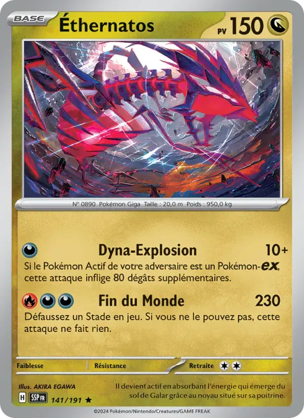 Éthernatos — Étincelles Déferlantes 141 French Pokémon card