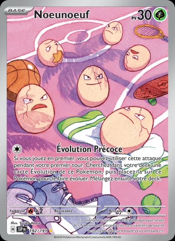 Noeunoeuf — Étincelles Déferlantes 192 French Pokémon card