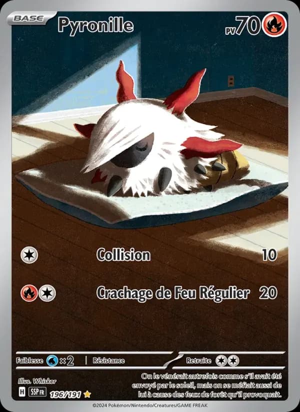 Pyronille — Étincelles Déferlantes 196 French Pokémon card