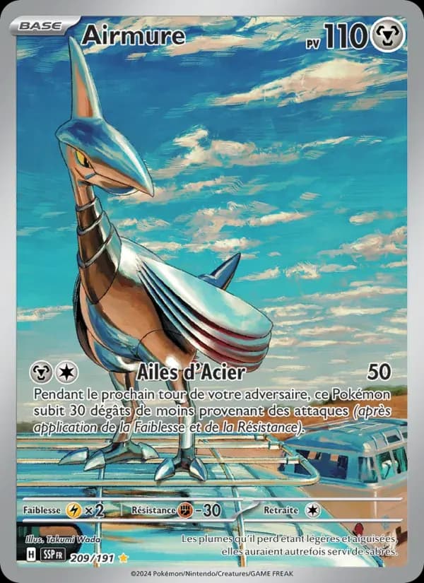 Airmure — Étincelles Déferlantes 209 French Pokémon card