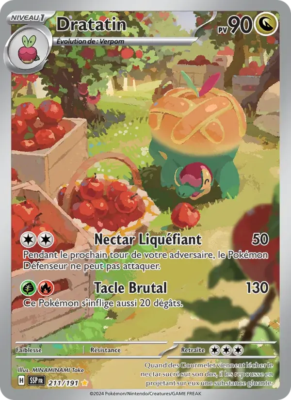 Dratatin — Étincelles Déferlantes 211 French Pokémon card
