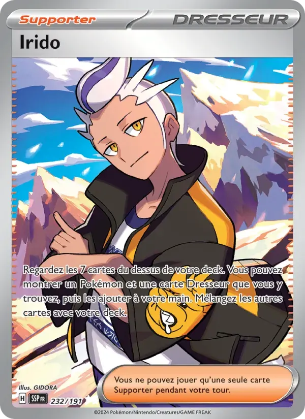 Irido — Étincelles Déferlantes 232 French Pokémon card