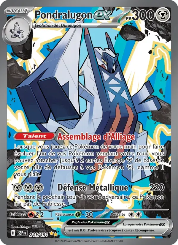 Pondralugon-ex — Étincelles Déferlantes 241 French Pokémon card