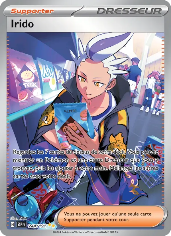 Irido — Étincelles Déferlantes 244 French Pokémon card