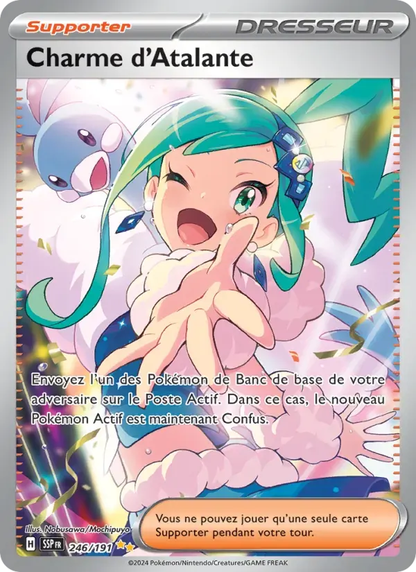 Charme d'Atalante — Étincelles Déferlantes 246 French Pokémon card