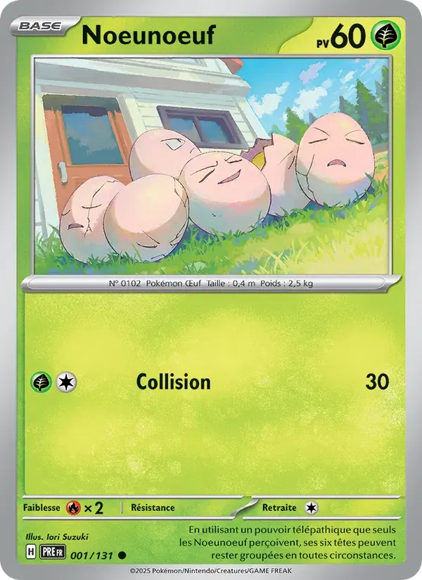 Noeunoeuf — Évolutions Prismatiques 1 French Pokémon card