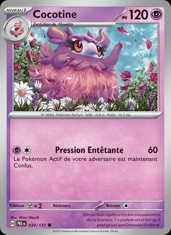 Cocotine — Évolutions Prismatiques 39 French Pokémon card