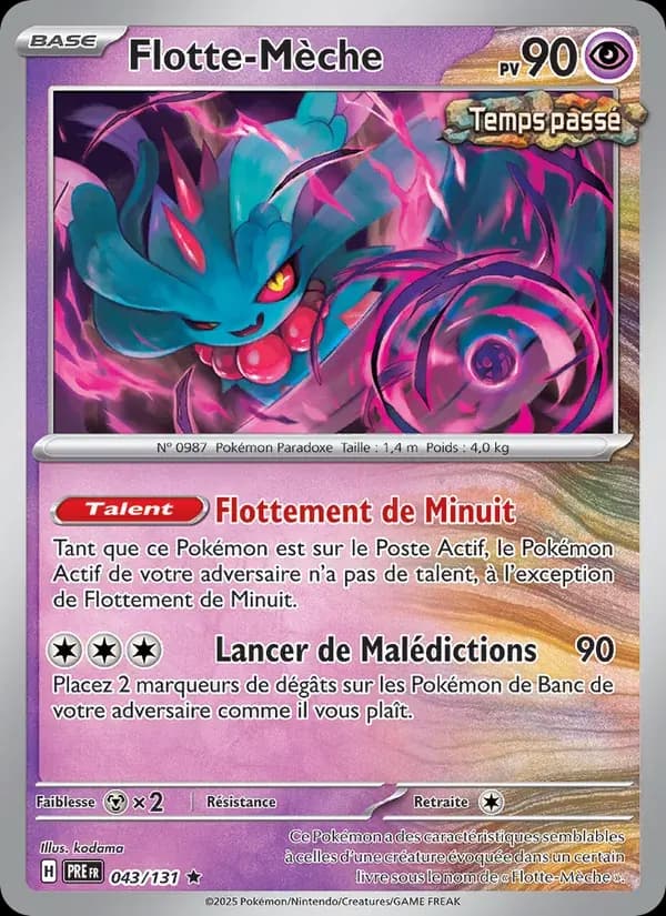 Flotte-Mèche — Évolutions Prismatiques 43 French Pokémon card