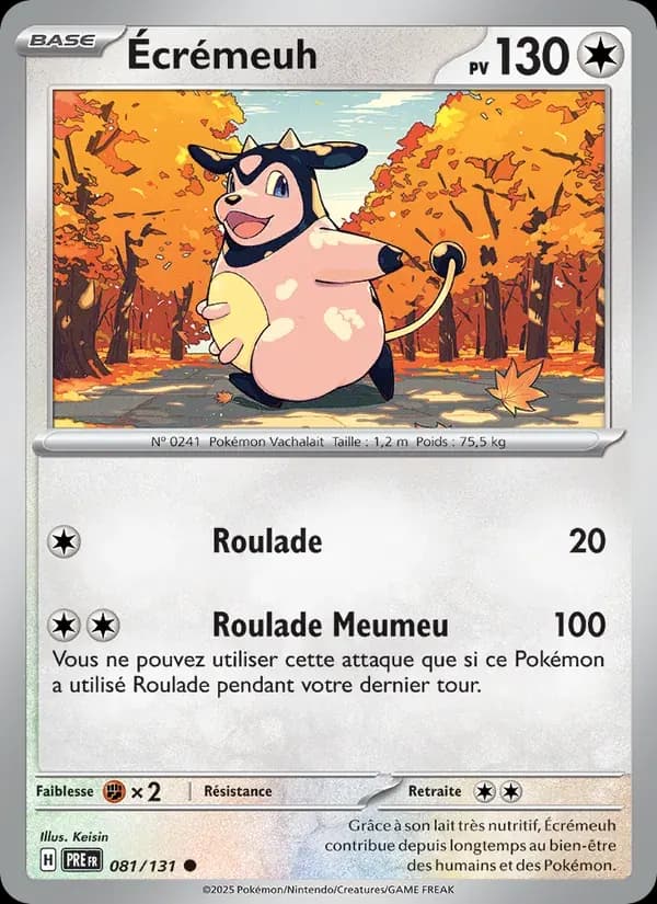 Écrémeuh — Évolutions Prismatiques 81 French Pokémon card