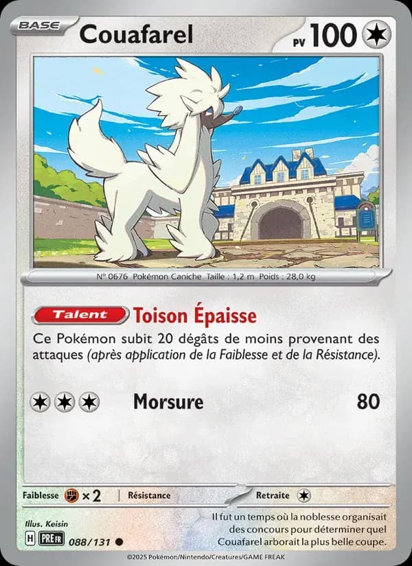 Couafarel — Évolutions Prismatiques 88 French Pokémon card