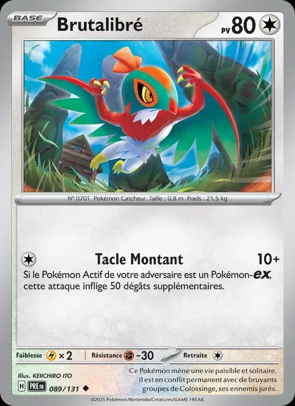 Brutalibré — Évolutions Prismatiques 89 French Pokémon card