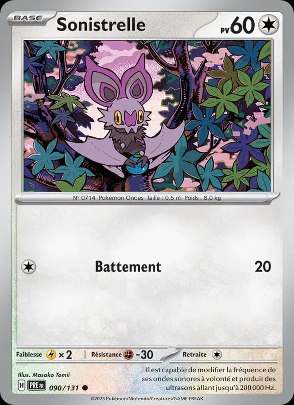 Sonistrelle — Évolutions Prismatiques 90 French Pokémon card