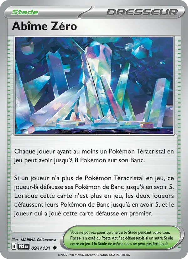 Abîme Zéro — Évolutions Prismatiques 94 French Pokémon card