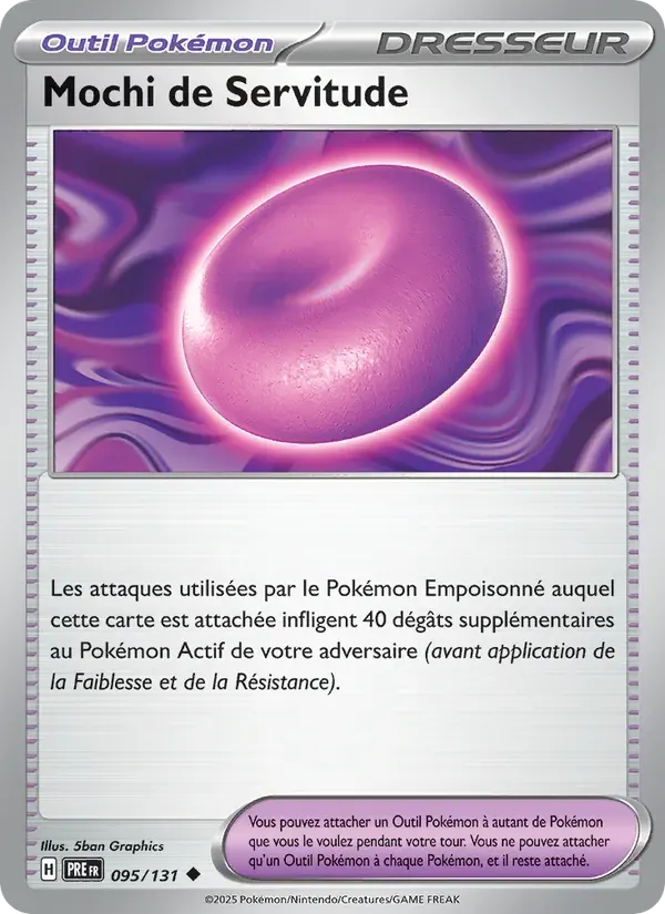 Mochi de Servitude — Évolutions Prismatiques 95 French Pokémon card
