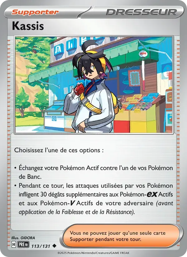 Kassis — Évolutions Prismatiques 113 French Pokémon card