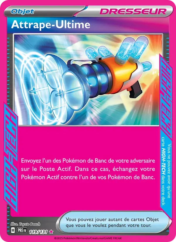 Attrape-Ultime — Évolutions Prismatiques 119 French Pokémon card