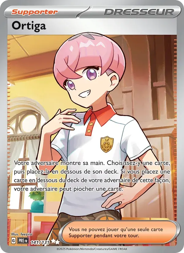 Ortiga — Évolutions Prismatiques 141 French Pokémon card