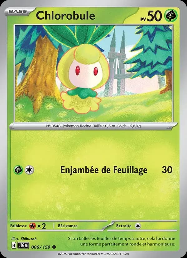 Chlorobule — Aventures Ensemble 6 French Pokémon card