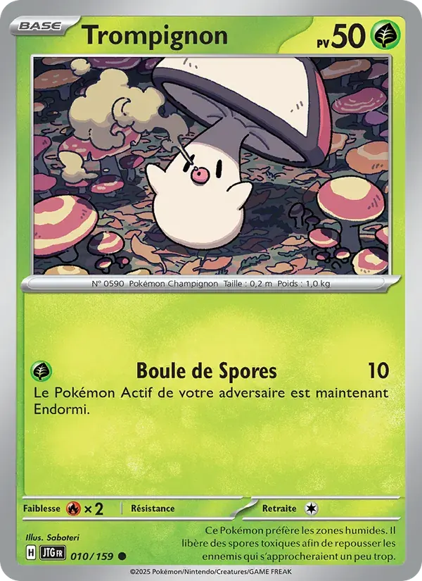 Trompignon — Aventures Ensemble 10 French Pokémon card