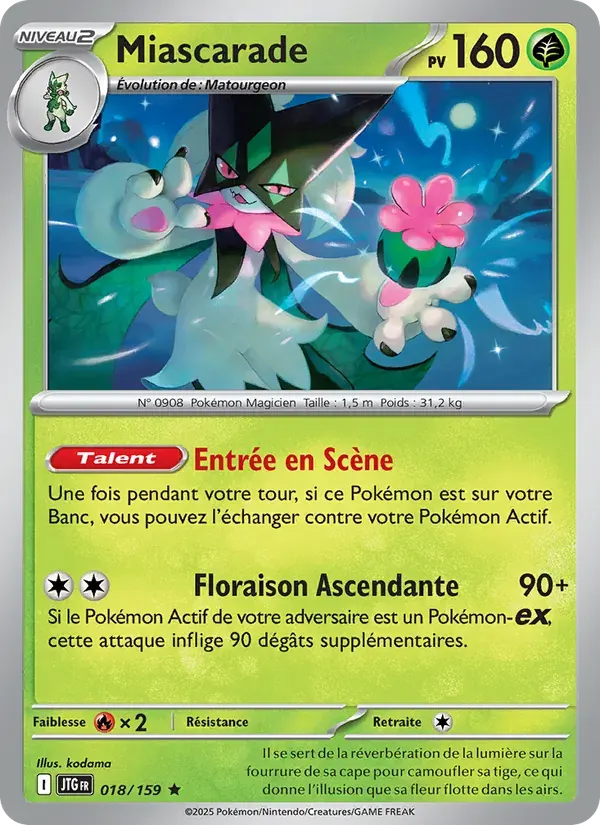 Miascarade — Aventures Ensemble 18 French Pokémon card