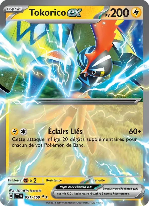 Tokorico-ex — Aventures Ensemble 51 French Pokémon card