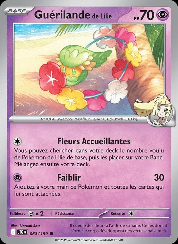 Guérilande de Lilie — Aventures Ensemble 68 French Pokémon card
