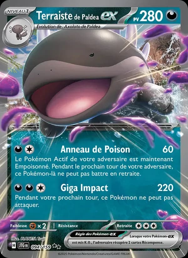 Terraiste de Paldea-ex — Aventures Ensemble 94 French Pokémon card