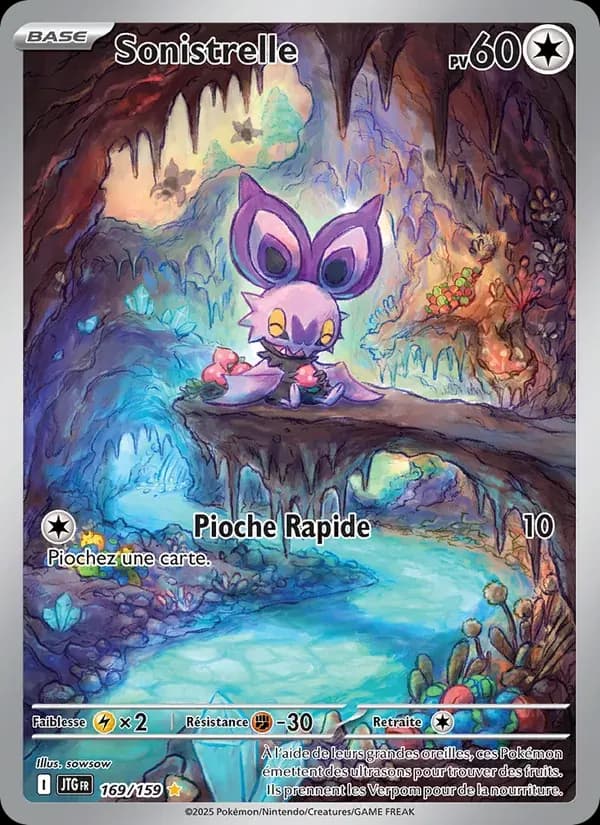 Sonistrelle — Aventures Ensemble 169 French Pokémon card