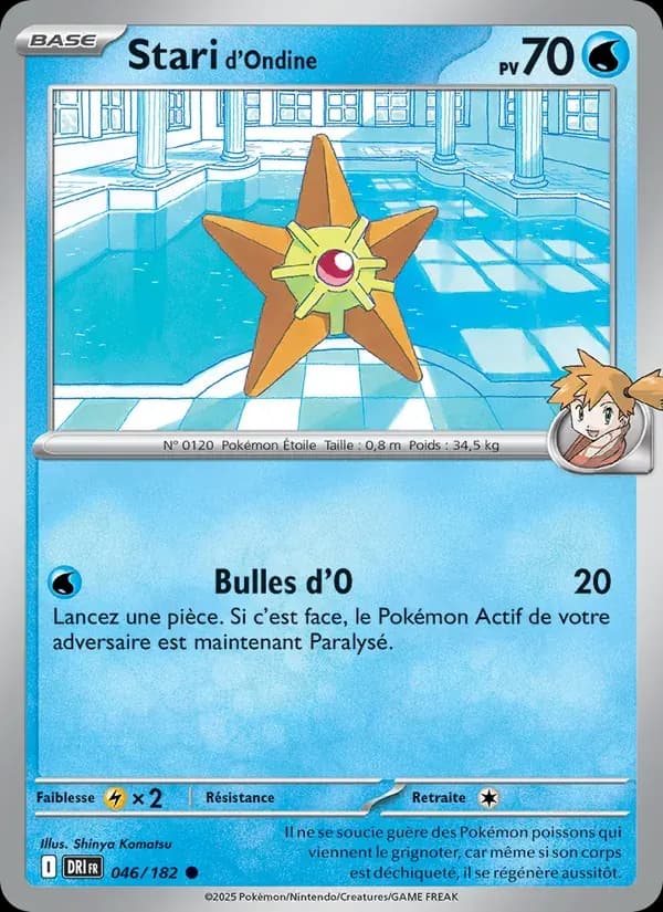Stari d'Ondine — Rivalités Destinées 46 French Pokémon card