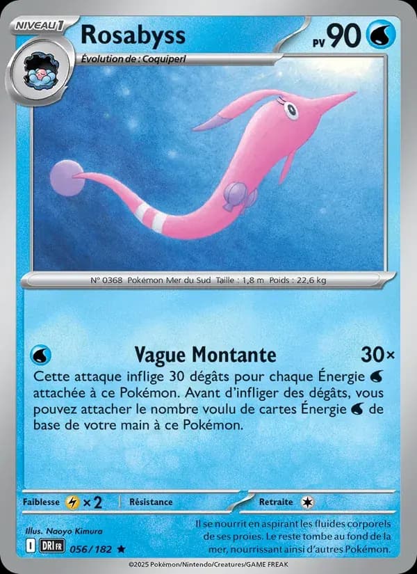 Rosabyss — Rivalités Destinées 56 French Pokémon card