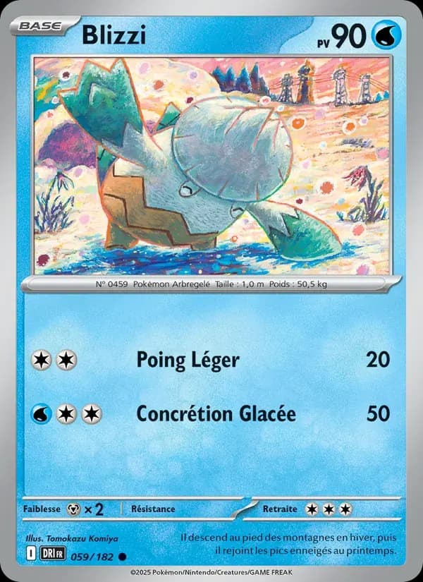 Blizzi — Rivalités Destinées 59 French Pokémon card