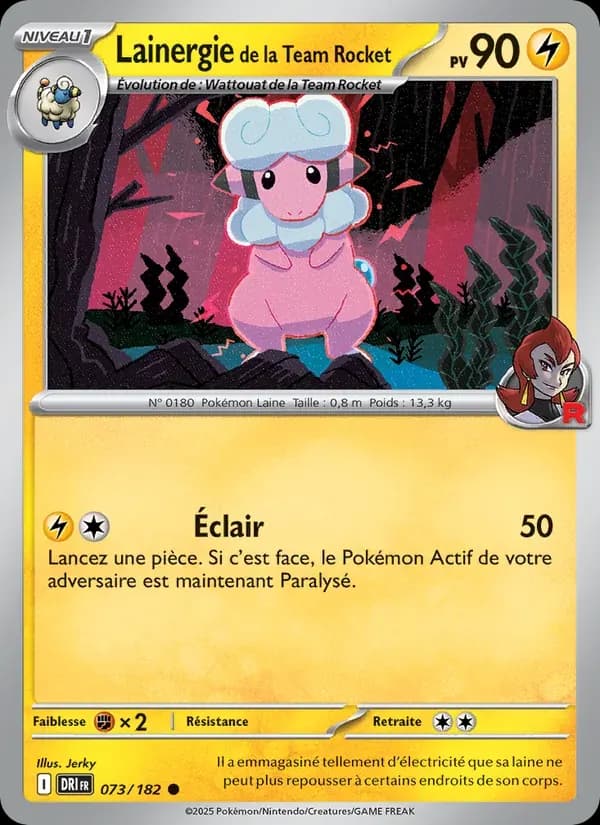 Lainergie de la Team Rocket — Rivalités Destinées 73 French Pokémon card