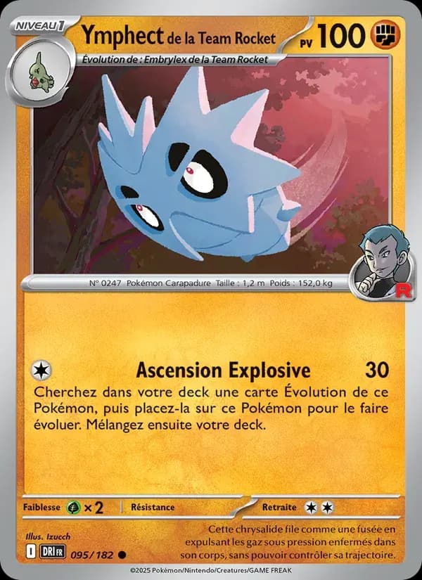 Ymphect de la Team Rocket — Rivalités Destinées 95 French Pokémon card