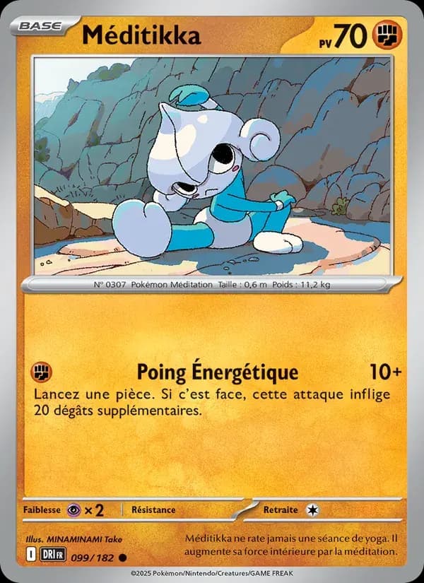 Méditikka — Rivalités Destinées 99 French Pokémon card