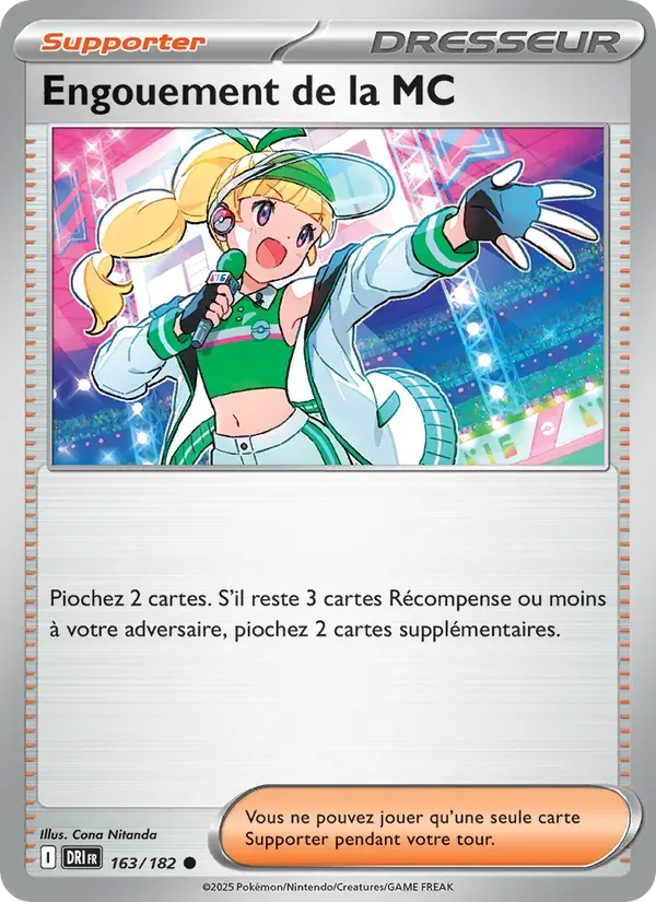 Engouement de la MC — Rivalités Destinées 163 French Pokémon card