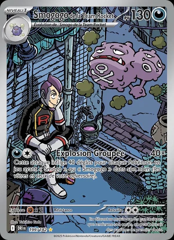 Smogogo de la Team Rocket — Rivalités Destinées 199 French Pokémon card